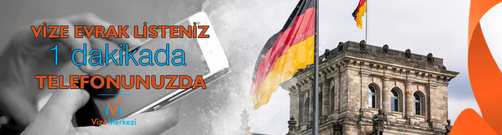 Almanya vizesi için gerekenler